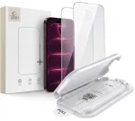 GRŪDINTAS STIKLAS Tech-Protect ONETOUCH SET+ 2 vnt. rinkinys iPhone 17 PRO / 18 PRO permatomas