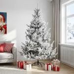Dirbtinė Sulankstoma Kalėdų Eglutė 210 cm PVC ir metalas