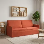 3 vietų sofa Raudona oranžinė 190 x 81 x 82 cm