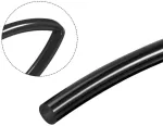 Sourcing map pneumatinė oro žarna, Pu poliuretano oro kompresoriaus žarnos vamzdis juodas 8 mm (0,31 colio) Ad x 5 mm (0,2 colio) Id 2 m (6,56 pėdos)