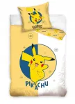 Patalynės komplektas Vaiki&scaron;ka patalynė Pokemonai Pikachu 140x200cm Anime Japonija Pikaczu