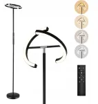 Bedee Led pastatomas &scaron;viestuvas svetainei, skaitymui, naktinis, reguliuojamas, 168 cm