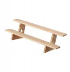 Medinis ekspozicinis stovas Riser Pakopinis ekspozicinis stovas ant stalvir&scaron;io 55cmx20cmx17cm