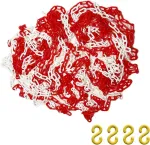 Vixzoid barjerinė grandinė - 30 m, 6 mm įspėjamoji grandinė, plastikinė grandinė saugos ir statybų aik&scaron;telės apsaugai, plastikinė grandinė užtvaroms ir automobilių stovėjimo aik&scaron;telių įspėjimui, raudona/balta