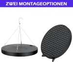 Gdwd soliariumas namams, 250 led, 460 nm, ne&scaron;iojama įdegio lempa veidui ir kūnui, apvalus veido įdegiklis, saulės lempa, dienos &scaron;viesa su sulankstomu stovu ir pakabinimo kabliukais (juoda)