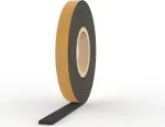 Crinston &reg; lipni sandarinimo juosta durims ir langams, 20 x 10 mm, 2 ritiniai po 4 m, i&scaron; viso 8 m, Epdm korėta guma, garso izoliacija, vandeniui atsparus guminis sandariklis, sandarinimo juosta, juoda