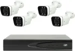 Vaizdo stebėjimo rinkinys NVR POE PNI House IP810, 4 PNI IP8POE kameros, 8MP ir pridedami kabeliai