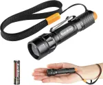 Everbrite mini led žibintuvėlis su 3 režimais, priartinamas led žibintuvėlis, aliumininis mažas žibintuvėlis, skirtas stovyklavimui lauke su 1 aaa baterija
