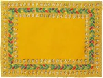 2 dalių rinkinys mat aasan velvetinė pooja medžiaga aasan dekoratyvinė medžiaga (dydis: - 18 colių x 12 colių) daugiafunkcinėms indų tradicinėms pooja festivalio dekoracijoms ir pooja reikmenims laxmi (raudona, geltona)