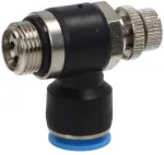 KING Pneumatinis srauto reguliavimo vožtuvas žarnai 12mm jungtis 3/8"