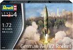 Revell Gmbh 03309 voki&scaron;ka A4/v2 raketa, plastikinis modelio rinkinys, juoda ir balta, 1:72