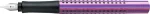 Faber-castell Grip Edition Glam 140840 plunksnakotis, plunksnos plotis M, violetinė, 1 vnt.