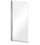 Vonios sienelė Besco Prime Chrom sulankstoma 1-varstoma stiklinė 70x140