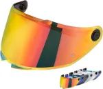 &Scaron;almo stikliukas mt-v-28b/thunder 4 sv/stinger 2, motociklo &scaron;almo stikliukas, motociklo apsauga nuo vėjo, &scaron;almo lę&scaron;is, viso veido apsauga nuo uv spindulių (raudonas)
