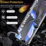 Aerku matinis ekrano apsauga, skirta google pixel 9 pro/pixel 9, grūdintas stiklas, 2 vnt., viso ekrano apsauga nuo pir&scaron;tų atspaudų, 9h kietumo grūdinto stiklo apsauginis stiklas, nuo akinimo apsauganti ekrano plėvelė