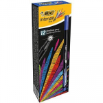 Bic Ra&scaron;iklis Fineliners Intensity Fine, mėlynas, pakuotėje 12 vnt. 449213