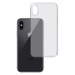 Dėklas 3MK skaidraus dėklo galinis dangtelis, Apple, iPhone XS Max, TPU, skaidrus