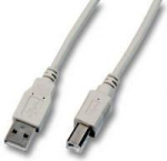 USB kabelis EFB USB-A - 3 m Pilkas (K5255.3)