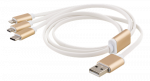 EPZI USB-MULTI10 Kabelis USB-A / USB-C, Lightning, Micro USB