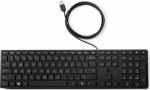 Hewlett Packard (HP) Klaviatūra HP Halley kabelis, juodas, JAV (9SR37AA)