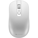 CANYON MW-18 2.4GHz Belaidė įkraunama pelė with Pixart sensor, 4 mygtukai, Silent switch for right/left keys,DPI: 800/1200/1600, Max. usage 50 hours for one time full charged, 300mAh Li-poly battery, Pearl-Baltas, kabelio ilgis 0.6m, 116.4*63.3*32.3m ...