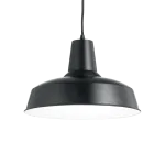 Pakabinamas &scaron;viestuvas Ideal Lux Suspended lamp with 1 light MOBY, E27, baltas