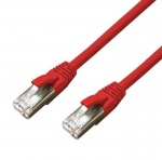 MicroConnect CAT6A S / FTP 0,5 m raudonasis LSH