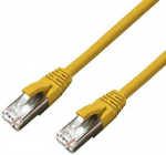 MicroConnect CAT6A S / FTP 10m geltonasis LSZH