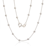 Sidabrinė grandinėlė Bead 1-3 mm - 4.7 g. - 50 - 1-3 mm.