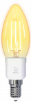 DELTACO SMART HOME LED kaitrinė lempa, E27, WiFI 2.4GHz, 4.5W, 400lm, pritemdoma, 1800K-6500K, 220-240V, SH-LFE14C35