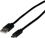 Kabelis USB EFB USB-A - USB-C 2 m Juodas (EBUSBC-USB20AK.2)