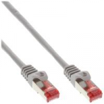 InLine 25vnt. pakuotė Bulk- Pack InLine &reg; Lankstus kabelis, S / FTP (PiMf), Cat.6, 250MHz, PVC, CCA, pilkas, 5m