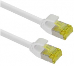 helos Patchkabel Cat 6a Ultraslim S/FTP RJ45 baltas 7,5m AWG28/7 LSZH GHMT