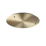 Pakabinamas &scaron;viestuvas Ideal Lux Aksesuaras Rosone Standard 5 Luci Ottone Brunito