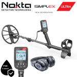 Metalo detektorius NOKTA SIMPLEX ULTRA WHP su belaidėmis ausinėmos