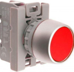 Spamel Valdymo mygtukas 22mm raudonas su grįžimu 1Z (SP22- KC-10)