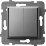 Ospel ARIA Button dvigubas pilkas kilimėlis LP- 17U / m / 70
