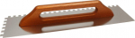EPM nerūdijančio plieno mentele medinė rankena 130x480 mm dantukas 6 (E-313-8482)