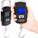 Kompakti&scaron;kos svarstyklės su kabliu, 50kg