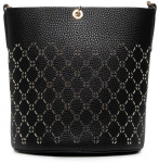 Guess, Amara, Synthetic Leather, Textile Backpack, Juodas, XG849301, For Women, 18/21 x 20 x 14 / 14/18 x 17.5 x 6.5 cm