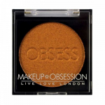 &bdquo;Makeup Revolution Obsession&ldquo; akių &scaron;e&scaron;ėlių pudra, E166, auksinė pakrantė, 2 g