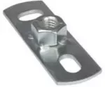 Walraven pagrindo flan&scaron;as M8 - galvanizuotas pagrindo flan&scaron;as 80x25mm su privirinta įvore