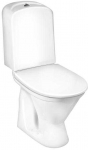 Gustavsberg Unitazas Nordic 3 pastat. 355x660 mm. horizontalus i&scaron;vadas. 3/6 l. su sėdyne 9M646101. baltas