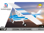 COBI - Konstruktorius Cessna 172 Skyhawk-Baltas-Mėlyna, 1/48, 26622