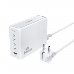Dudao A228EU GaN įkroviklis 1x USB-A 4x USB-C PD 228W - baltos spalvos