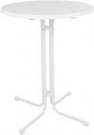 Sodo stalas 85 cm marmurinis / baltas PATIO