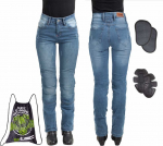 Women&rsquo;s Moto Jeans W-TEC Panimali