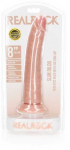 Realrock By Shots RealRock Slim Silicone Model with Suction Cup 20.5 cm rusvai gelsvas