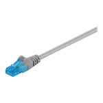 Goobay Patch kabelis | CAT 6A U/UTP | AWG 26/7 | Kabelio ilgis: 1 m | Pilkas