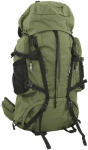 Turistinė kuprinė, uniformnė žalia, 100L, oksfordo audinys